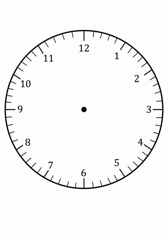 Free Printable Clock Template Fresh Clock Faces for Use In Learning to Tell the Time