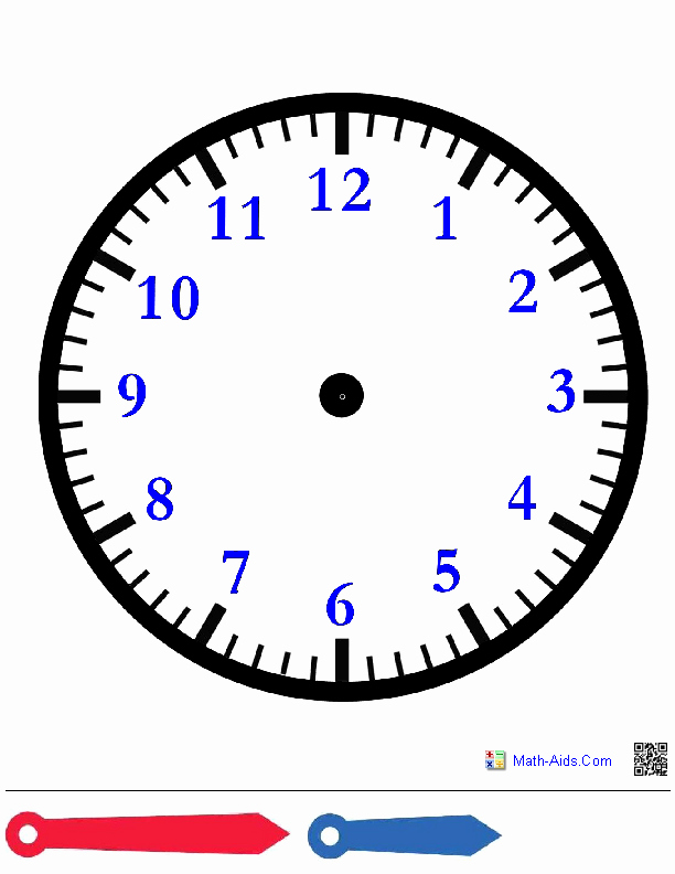 Free Printable Clock Template Luxury Time Worksheets