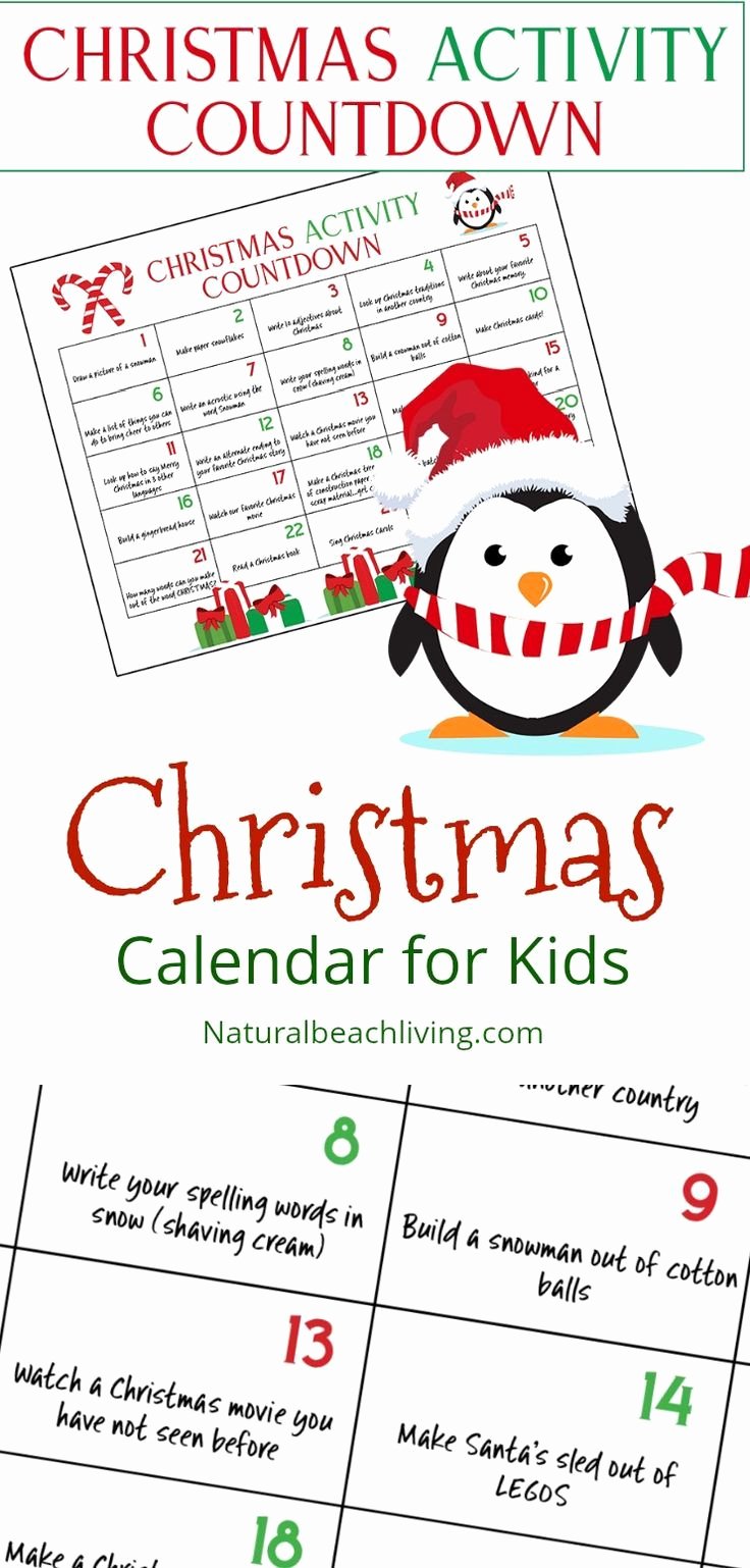Free Printable Countdown Calendar Beautiful Best 25 Printable Countdown Calendar Ideas On Pinterest