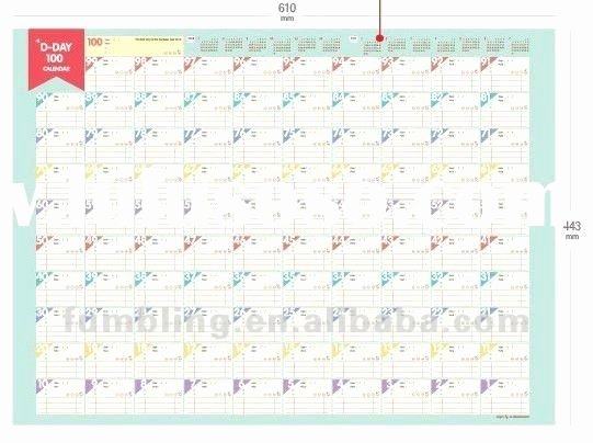 Free Printable Countdown Calendar Fresh 100 Day Countdown Calendar Printable 100 Days