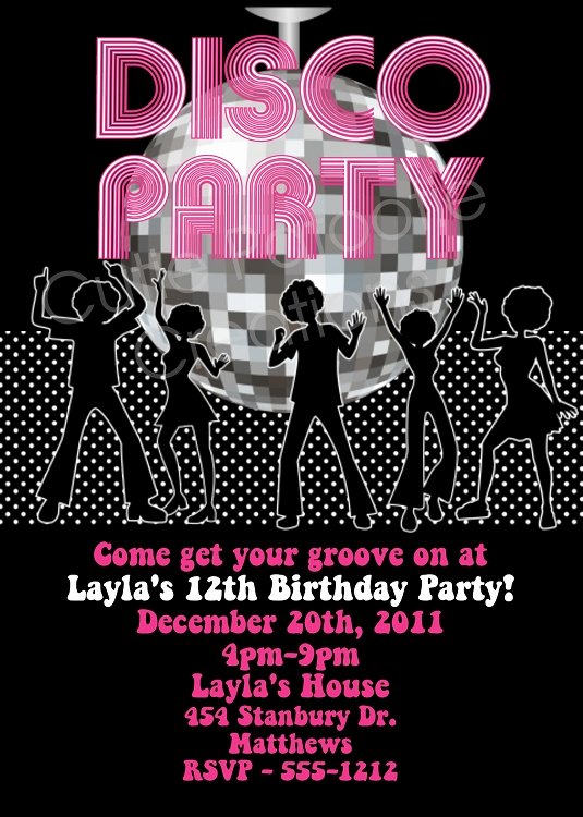 Free Printable Dance Party Invitations Best Of Girls Dance Party Birthday Invitations Printable or Printed