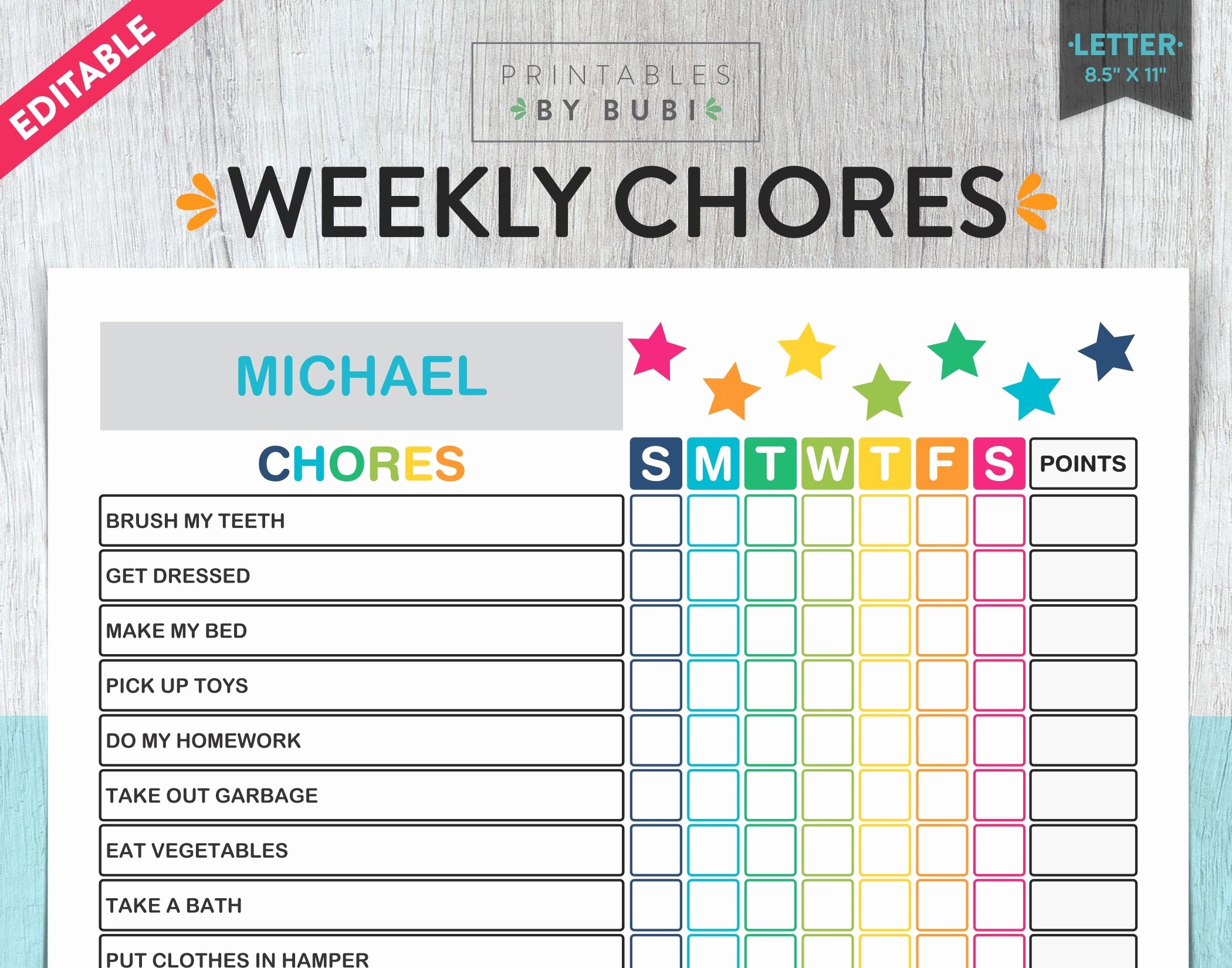 Free Printable Family Chore Charts Elegant Kids Chore Chart Chore Chart for Kids Kids Chores