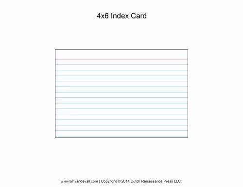 Free Printable Index Cards New Printable Index Card Templates 3x5 and 4x6 Blank Pdfs
