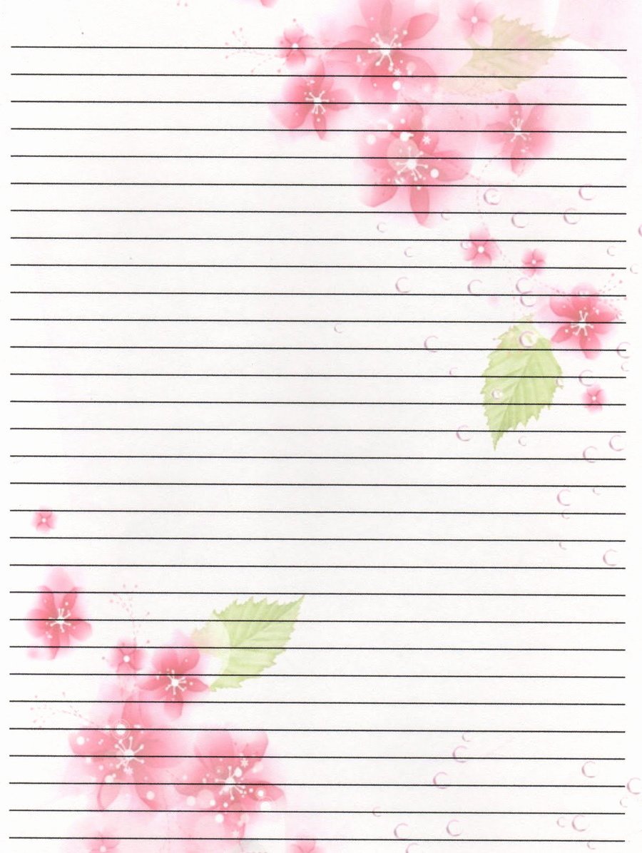 Free Printable Lined Paper New 14 Best S Of Cute Lined Paper to Print Free