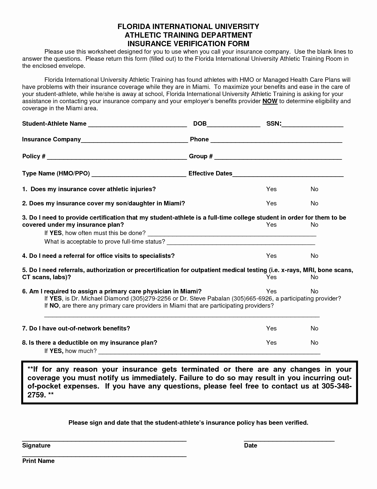 Free Printable Office forms Best Of Medical Insurance Verification form Template – Templates