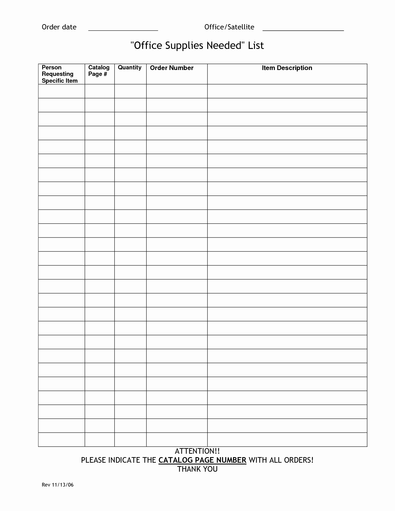 Free Printable Office forms Unique Fice Supply Check F List