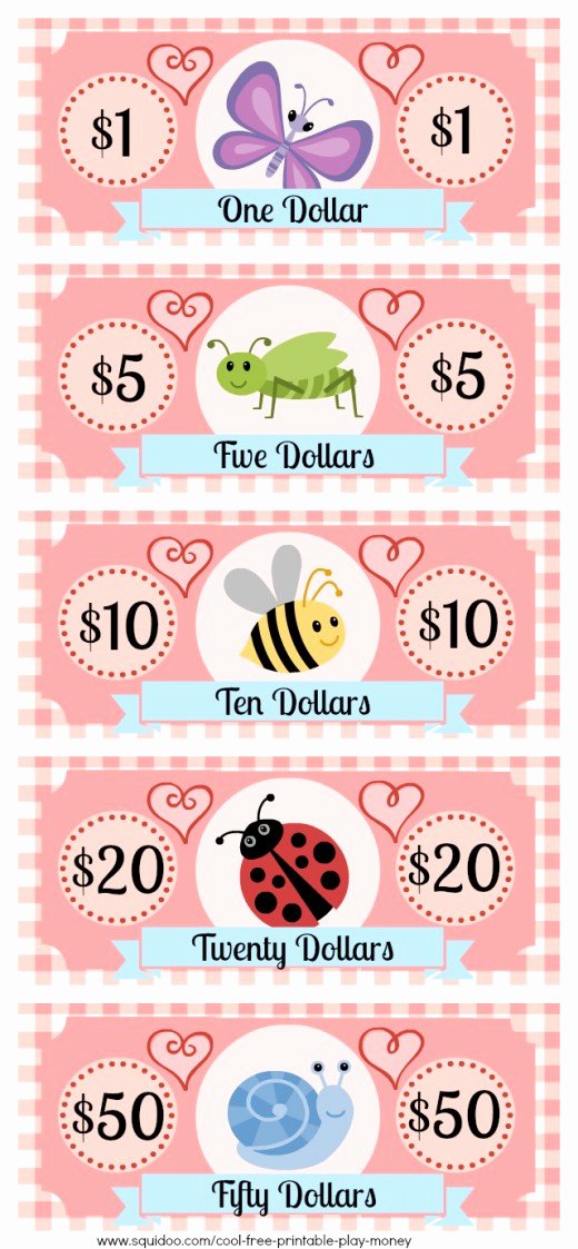 Free Printable Play Money Awesome Free Printable Play Money Kids Will Love