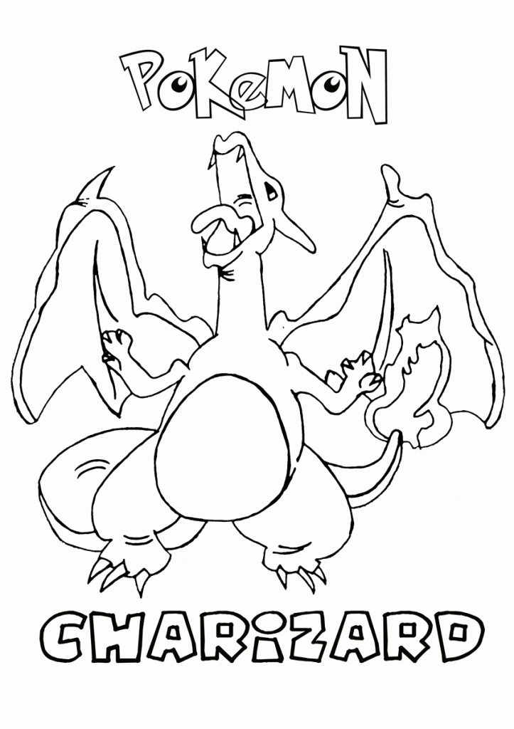 Free Printable Pokemon Pictures Luxury Pokemon Coloring Pages Mega Charizard Coloring Home