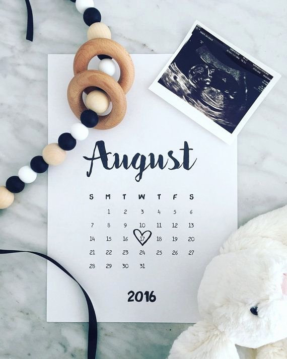 Free Printable Pregnancy Announcements Fresh Pregnancy Announcement Calendar Editable Template