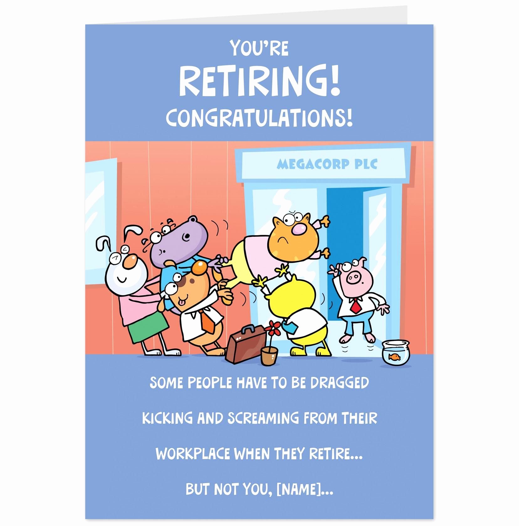 30 Free Printable Retirement Cards Example Document Template
