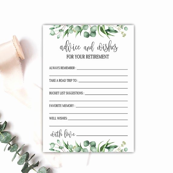 Free Printable Retirement Cards Inspirational Retirement Wishes Printable Retirement Advice Cards