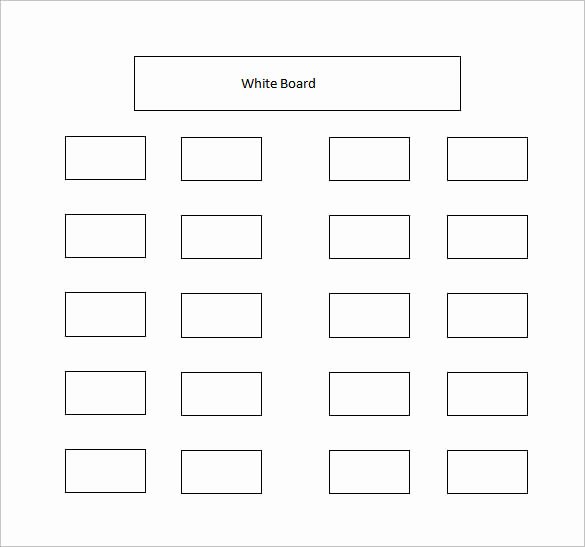 Free Printable Seating Chart New Classroom Seating Chart Template 10 Examples In Pdf