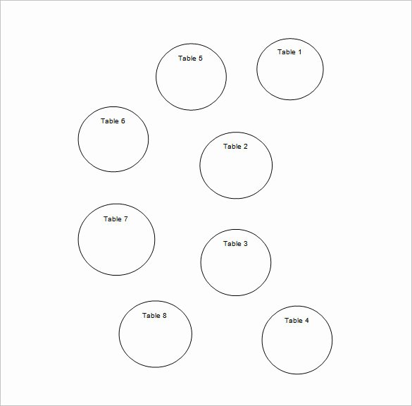 Free Printable Seating Chart New Table Seating Chart Template Microsoft Word