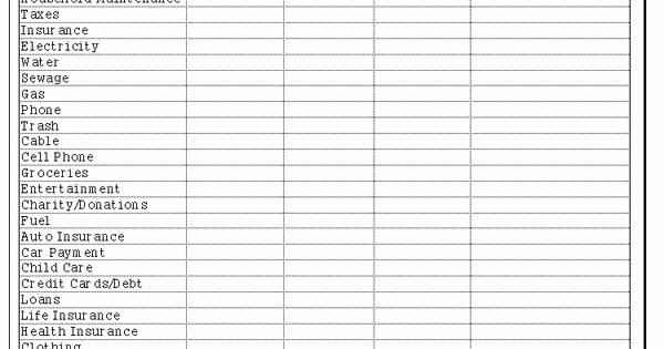 Free Printable Spreadsheet Template Best Of Free Monthly Bud Template