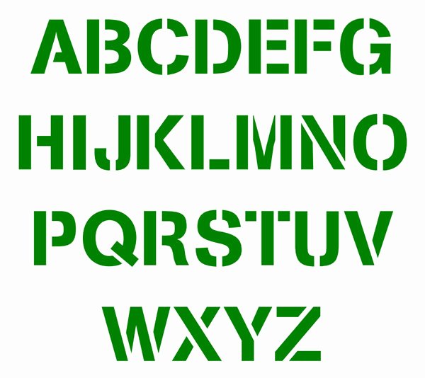 Free Printable Stencil Letters Lovely 43 Best Alphabet Stencils