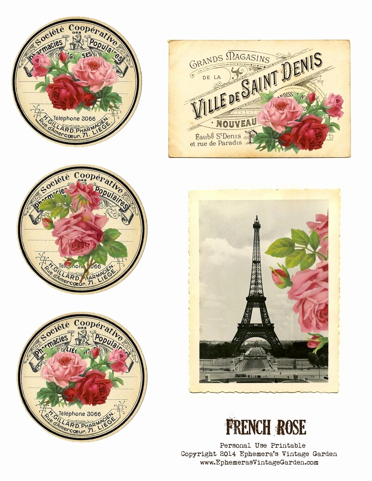 30 Free Printable Vintage Labels Example Document Template