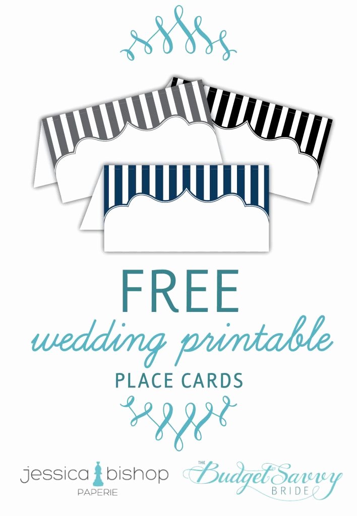 Free Printable Wedding Cards Awesome Free Printable Place Cards