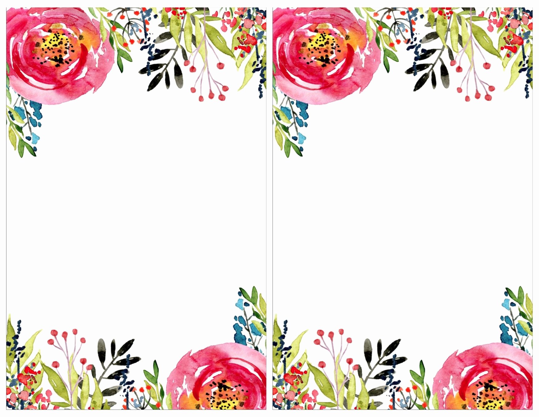 Free Printable Wedding Cards New Floral Invitation Template Free Printable