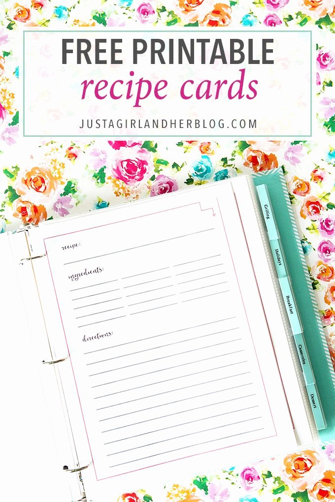 Free Recipe Binder Templates Beautiful 25 Best Ideas About Cookbook Template On Pinterest