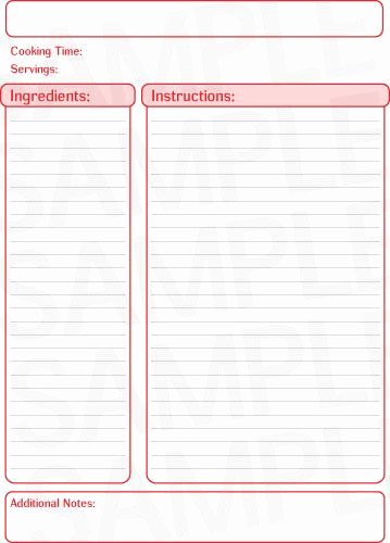 Free Recipe Binder Templates Elegant Blank Recipe Pages they Look so Good In My Recipe Binder