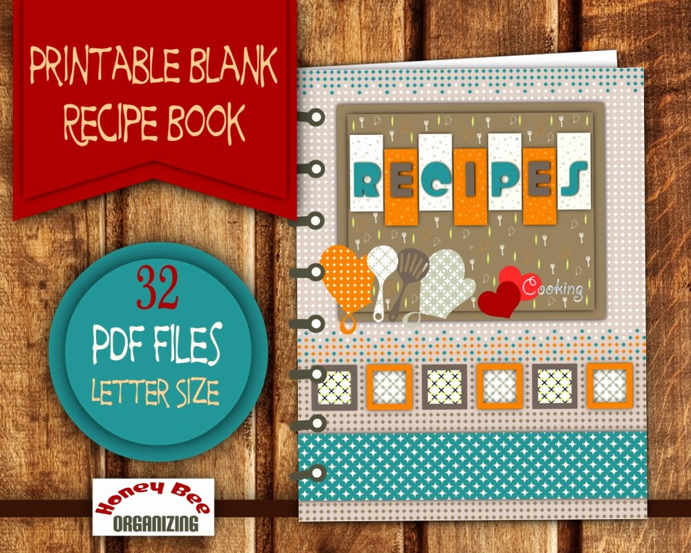 Free Recipe Binder Templates Inspirational Free Recipe Book Templates Printable