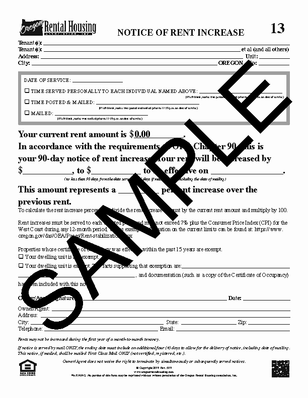 Free Rent Increase form Awesome Rent Increase Notification Letter Template 1000 Images