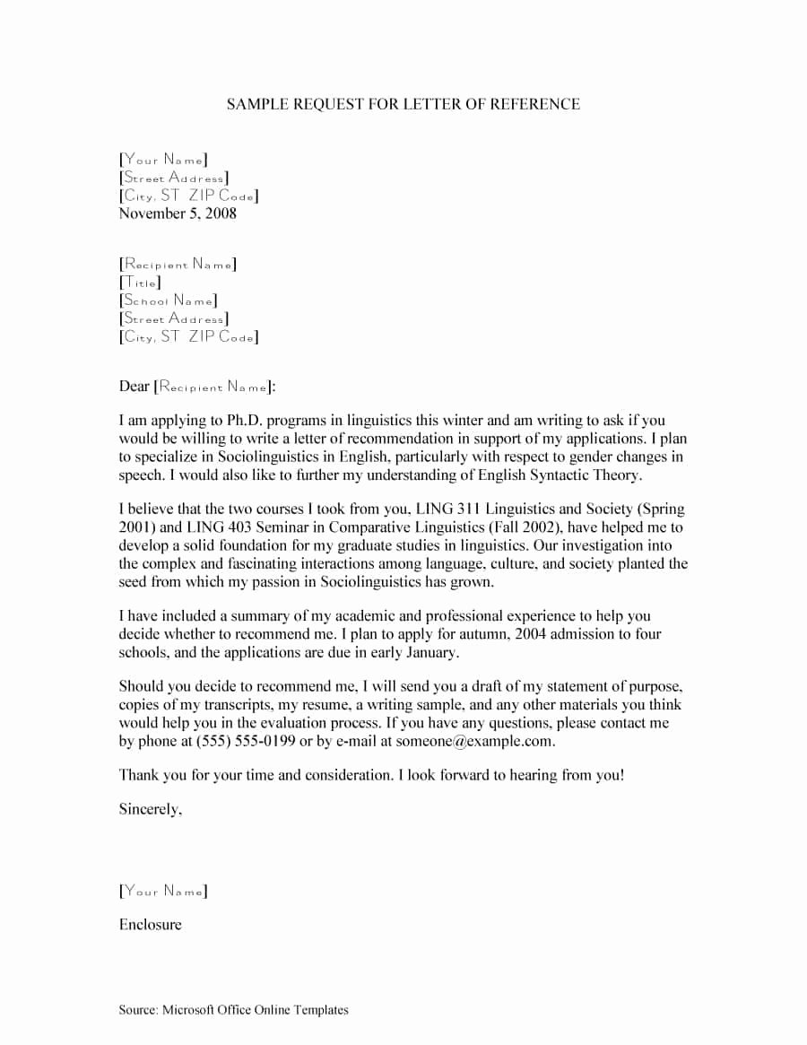 Free Sample Letter Of Recommendation Beautiful 43 Free Letter Of Re Mendation Templates &amp; Samples