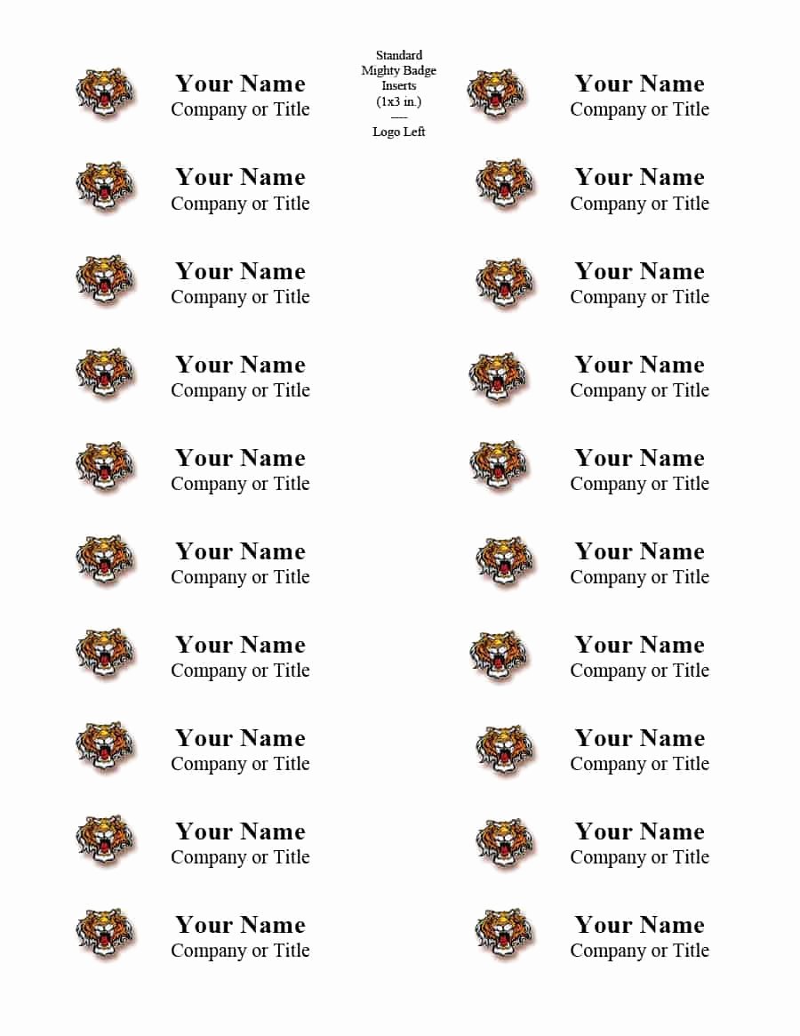 Free Template for Name Tags Awesome 47 Free Name Tag Badge Templates Template Lab