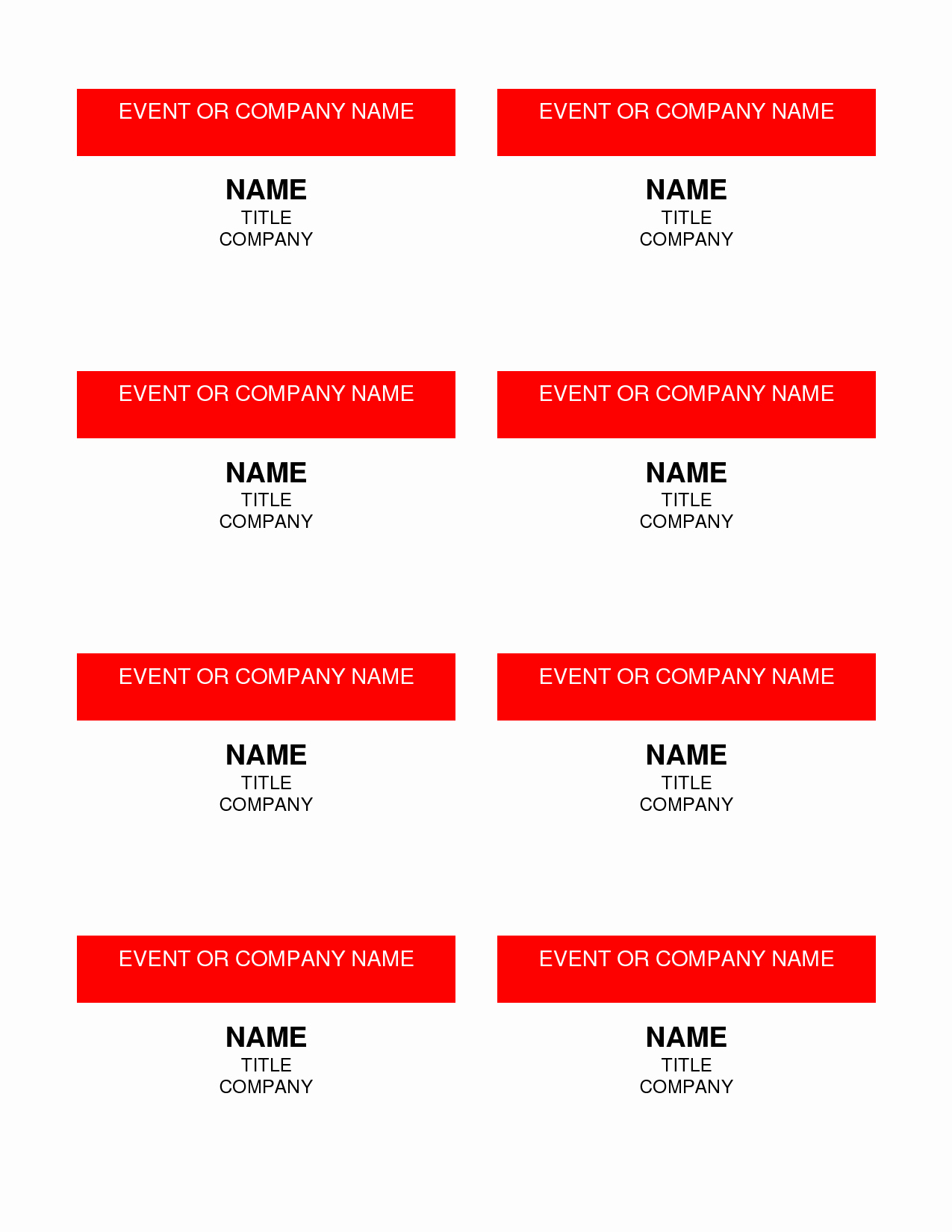 Free Template for Name Tags Luxury Free Other Design File Page 5 Newdesignfile