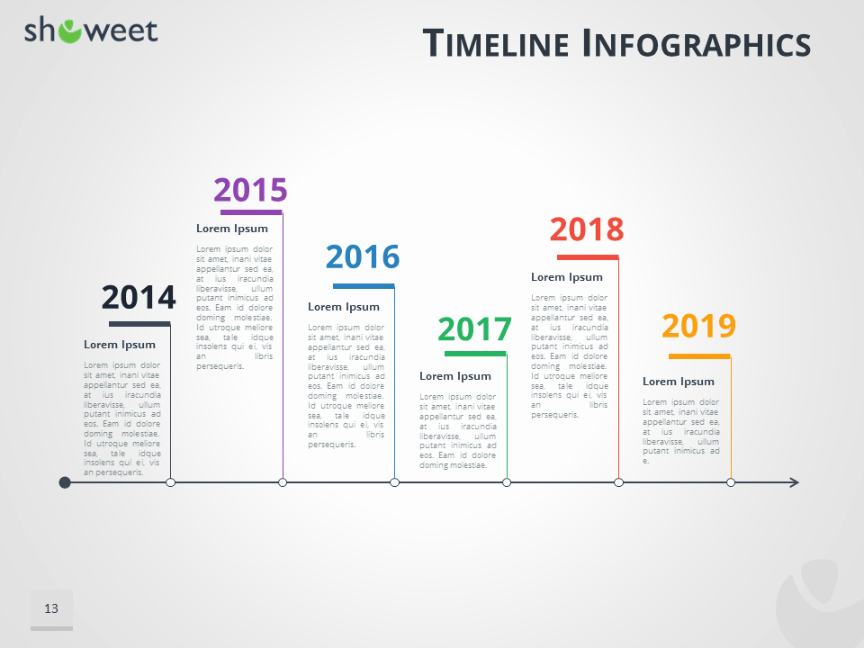 Free Timeline Powerpoint Template Beautiful Timeline Infographics Templates for Powerpoint