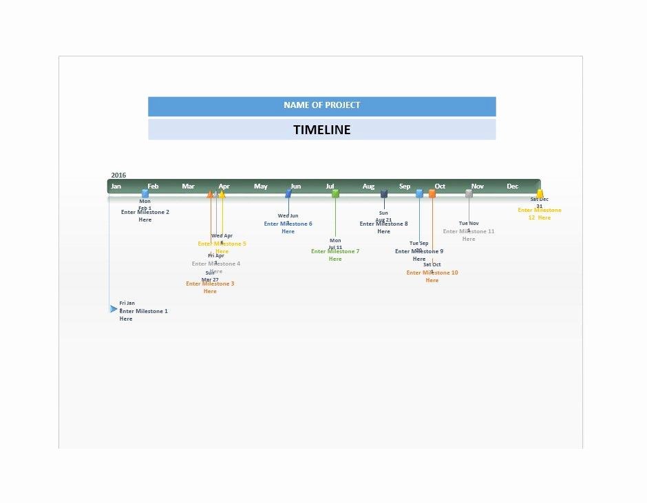 Free Timeline Template Excel Beautiful 33 Free Timeline Templates Excel Power Point Word