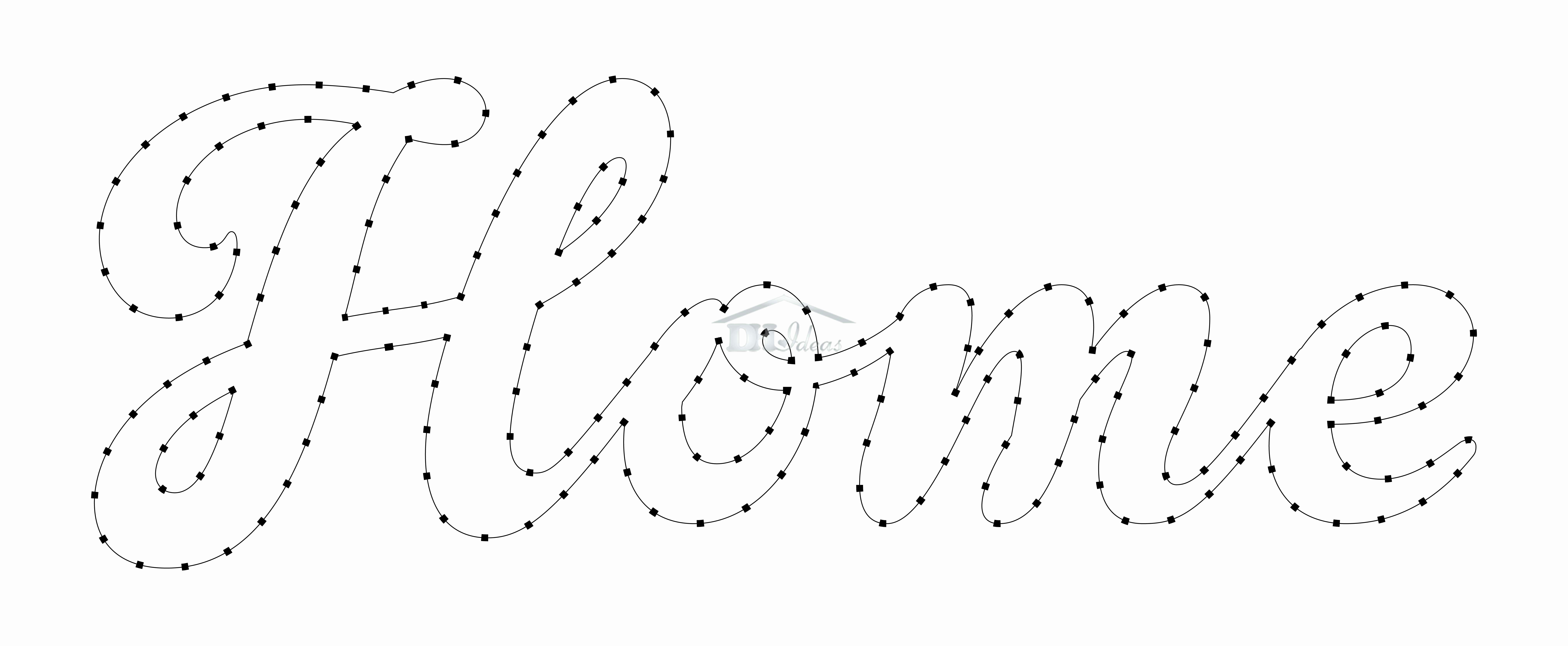 Free Word Art Template New 30 Free Printable String Art Patterns Direct Download