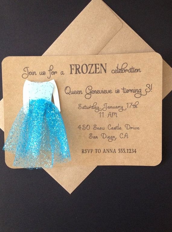 Frozen Baby Shower Invitations Luxury Frozen Elsa with Glitter Tulle Snow Queen Dress
