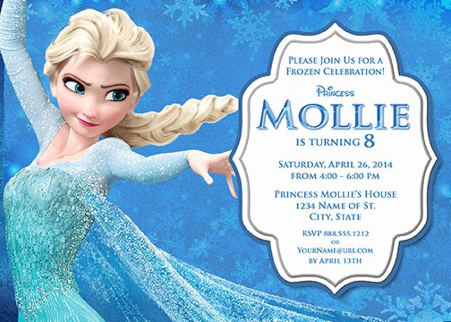 Frozen Birthday Invitation Wording Luxury Elsa Frozen Birthday Party Invitation Ideas – Free