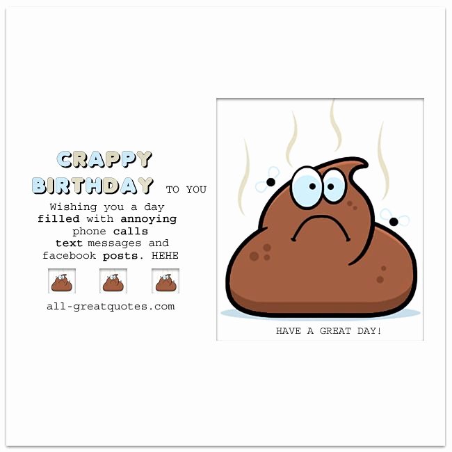 Funny Birthday Card Printable Inspirational 15 Must See Funny Birthday Wishes Pins