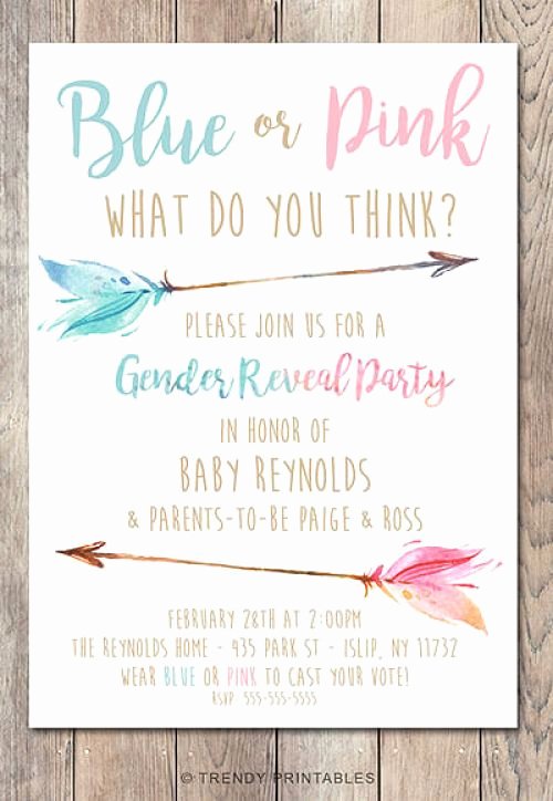 Gender Reveal Invitation Ideas Lovely 7 Classy Gender Reveal Party themes Halfpint Party Design