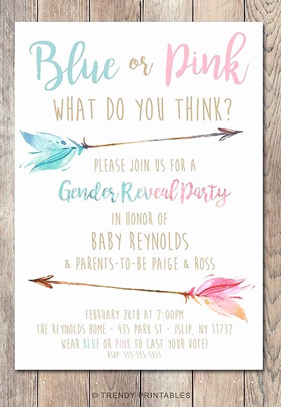 Gender Reveal Party Invitation Ideas Inspirational 7 Classy Gender Reveal Party themes