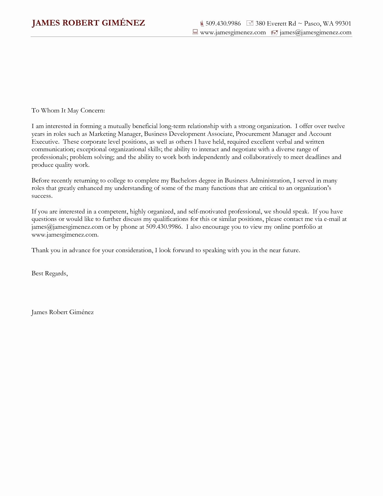 General Cover Letter Sample Awesome General Cover Letter for All Jobs Surf Jobs