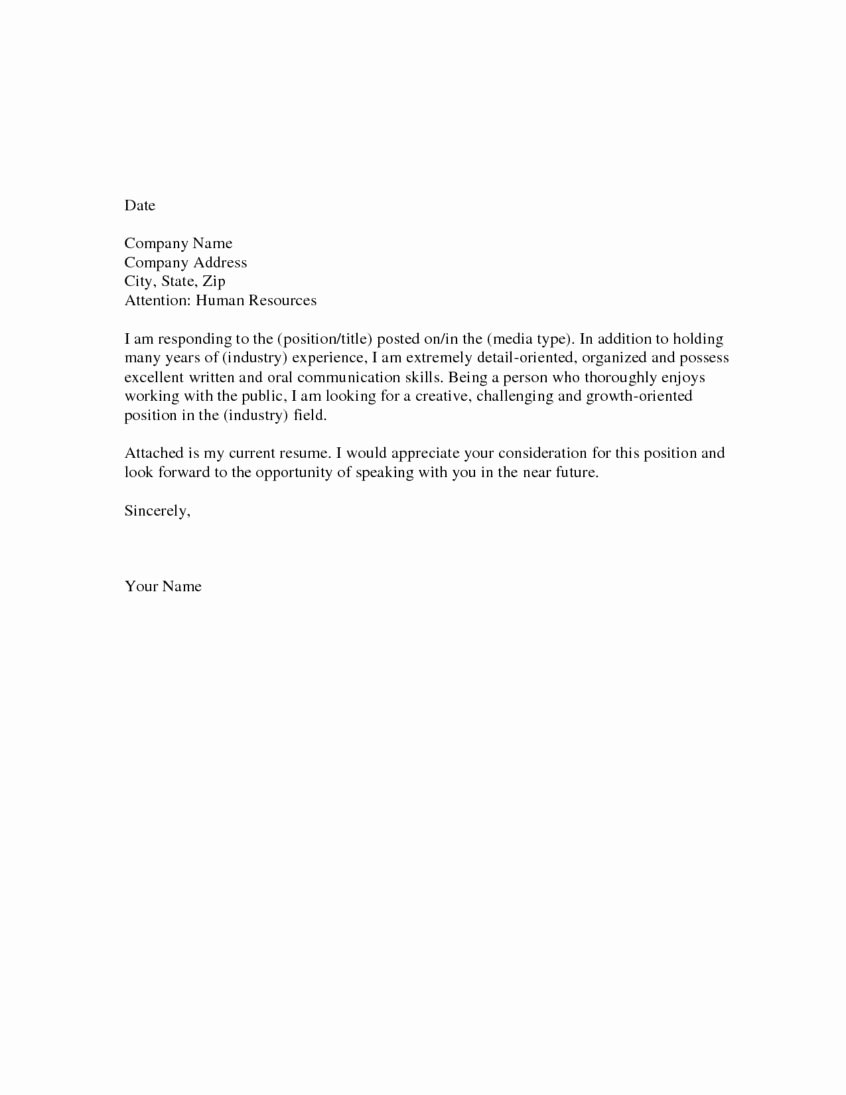 General Cover Letters for Jobs Awesome 9 Resume Cover Letter Examples General