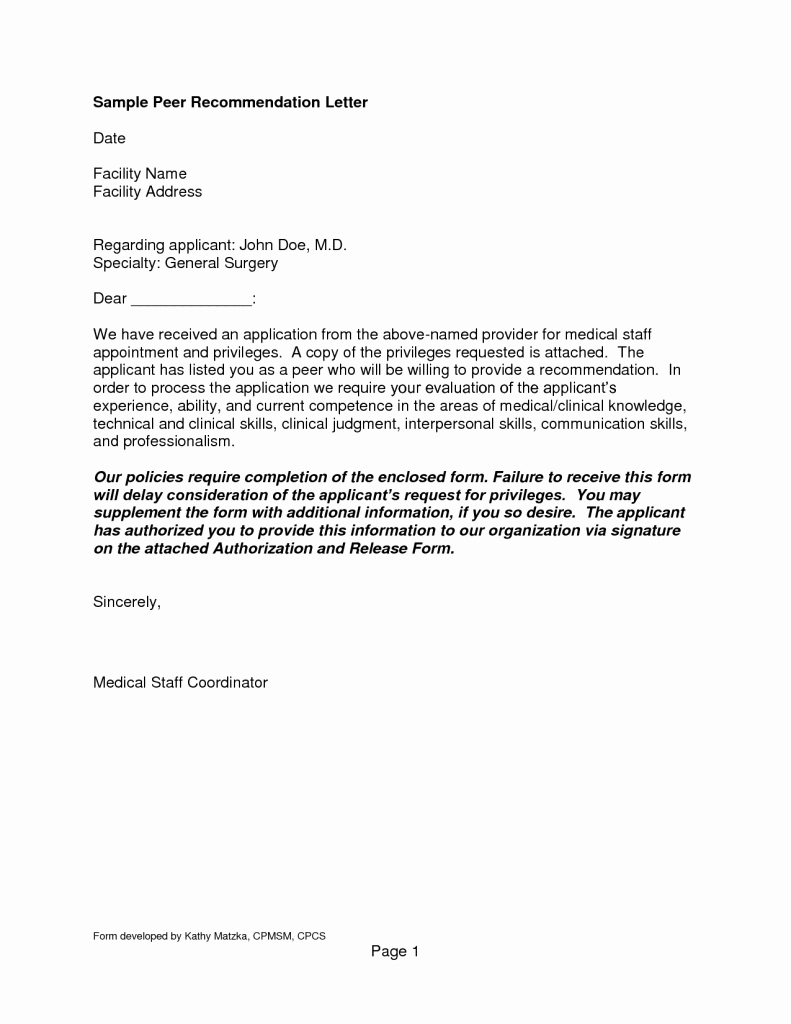 Generic Letter Of Recommendation Template Fresh Fresh General Letter Re Mendation Sample Download