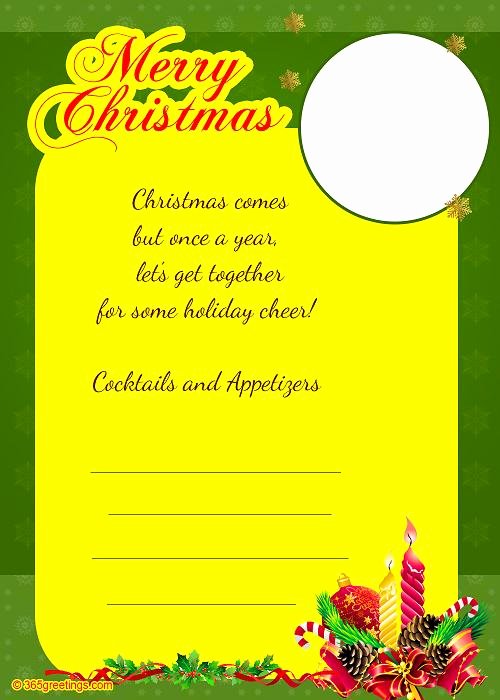 Get together Invitation Wording Samples Inspirational Christmas Invitation Template and Wording Ideas