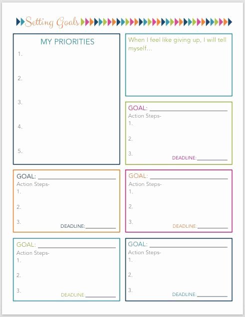 Goal Setting Template Best Of How to Set Goals… that You Ll Actually Ac Plish with