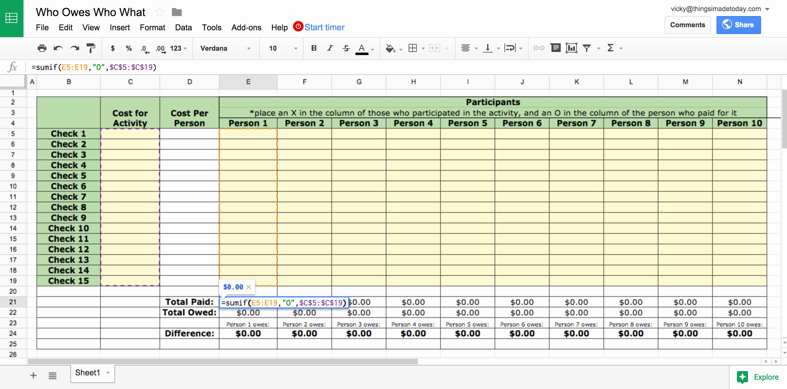 30 Google Docs Excel Template Example Document Template