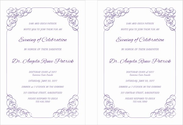 Graduation Ceremony Invitation Card Best Of 42 Printable Graduation Invitations Psd Ai Word