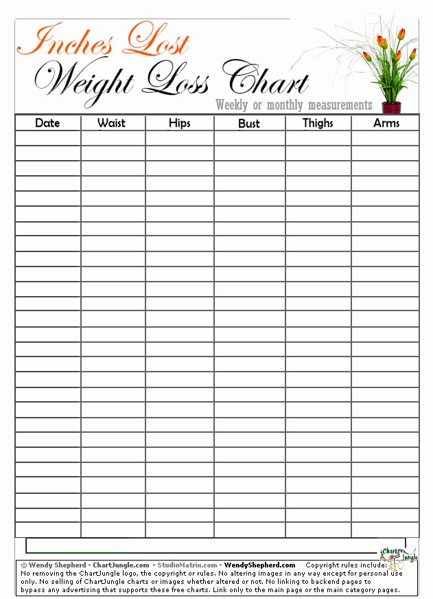 Group Weight Loss Tracker Inspirational Name