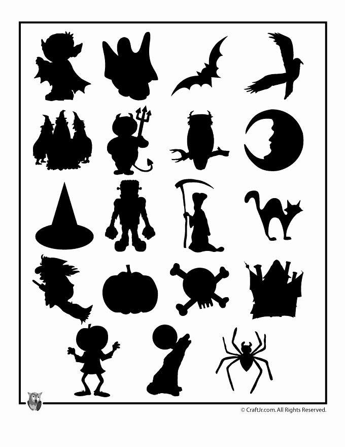 Halloween Templates to Cut Out Awesome Printable Halloween Templates
