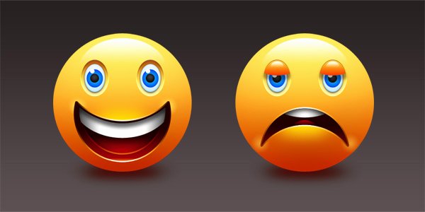 Happy and Sad Emoji Awesome Happy and Sad Emoticons Icons Fribly