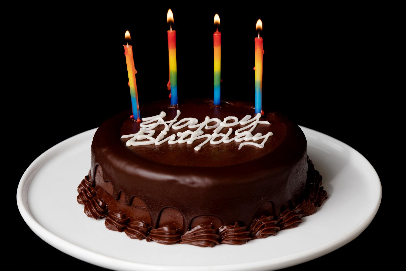 Happy Birthday Candy Images Beautiful 2 Layer Chocolate Birthday Cake