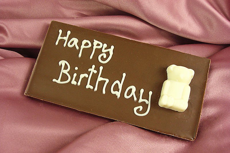 Happy Birthday Candy Images Unique Happy Birthday Chocolate Message Bar