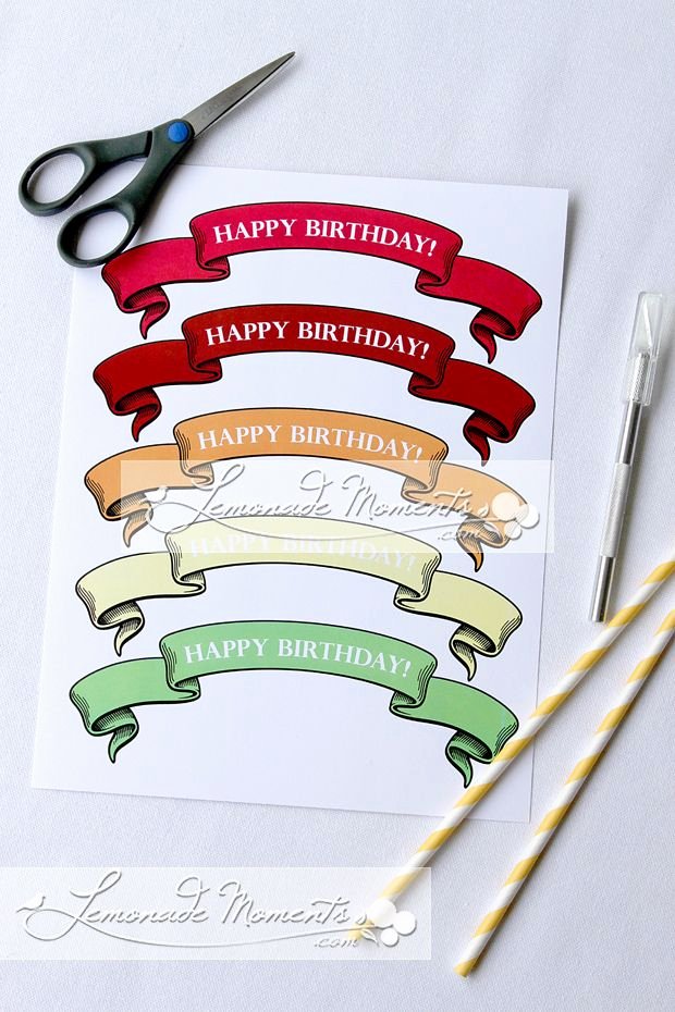 Happy Birthday Template for Cake Best Of Free Cake Banner Printables Kid Party Ideas